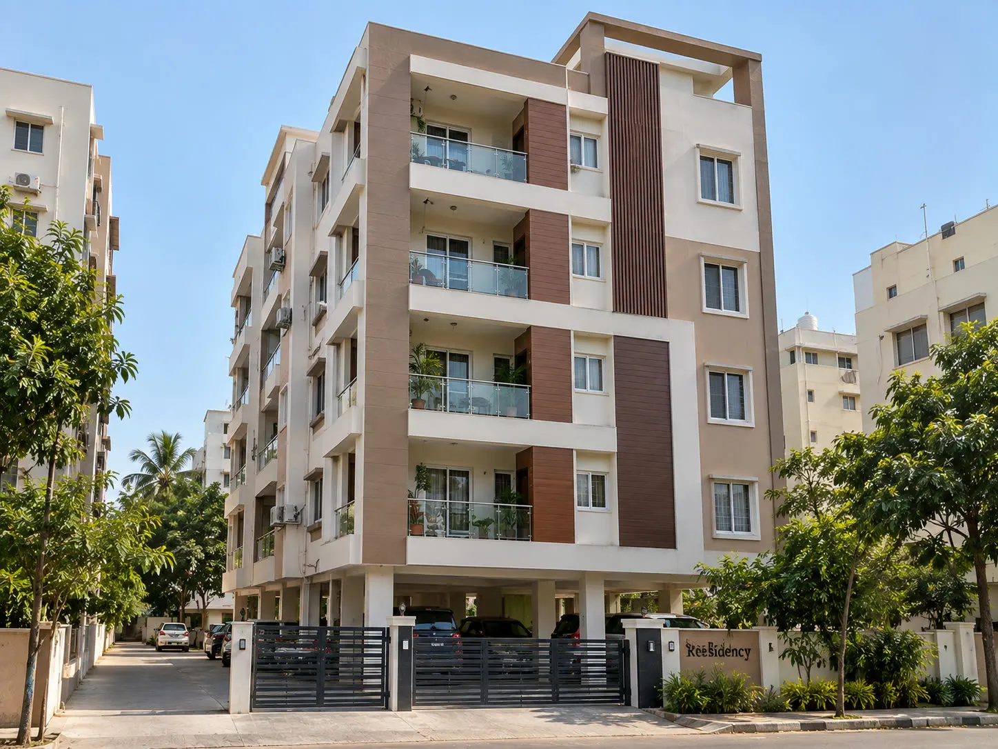 Multi-storey residence suitable for a home lift