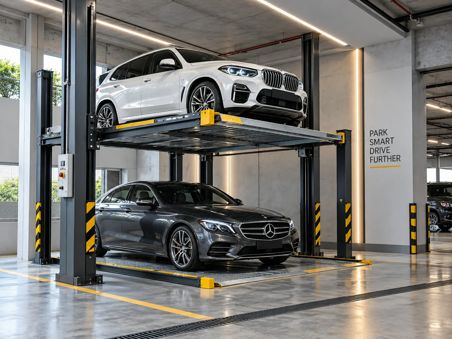 Automobile parking lift